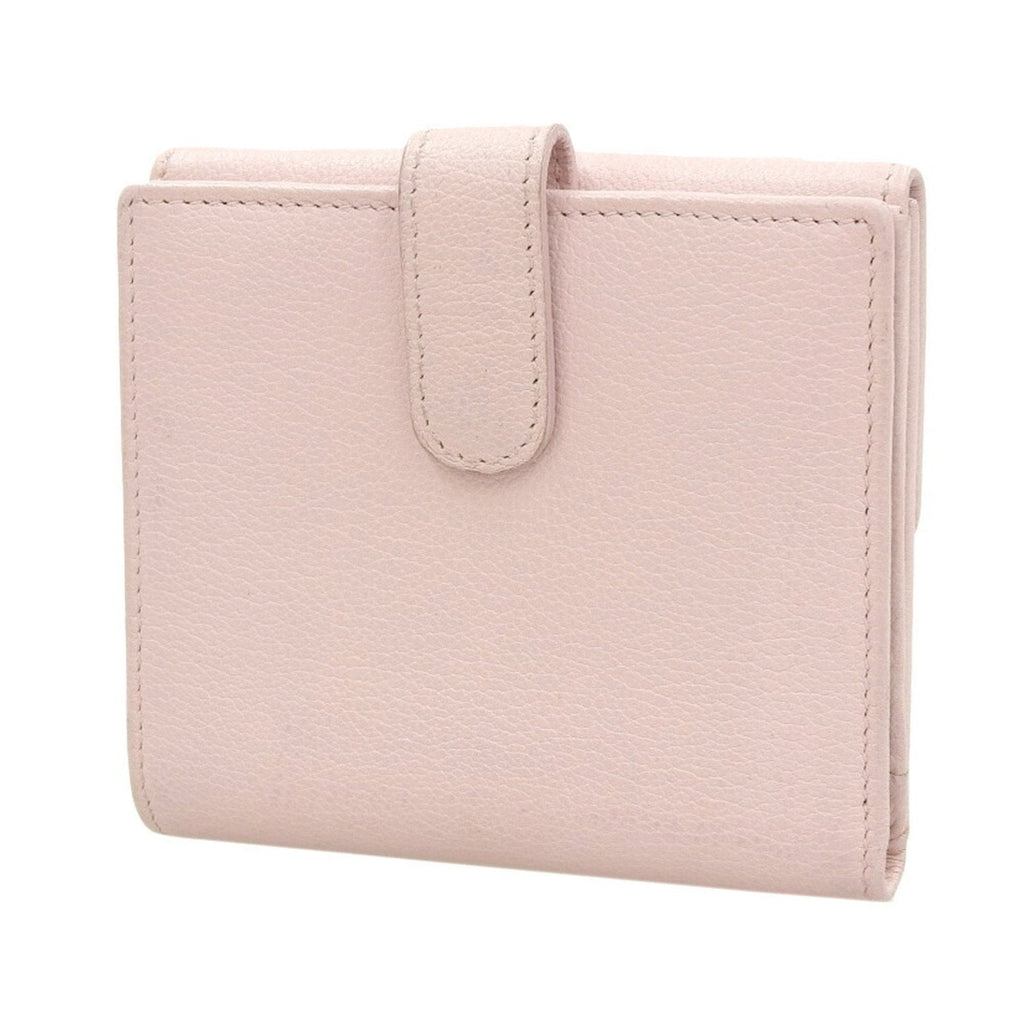 Chanel Pink Leather  wallet accessories