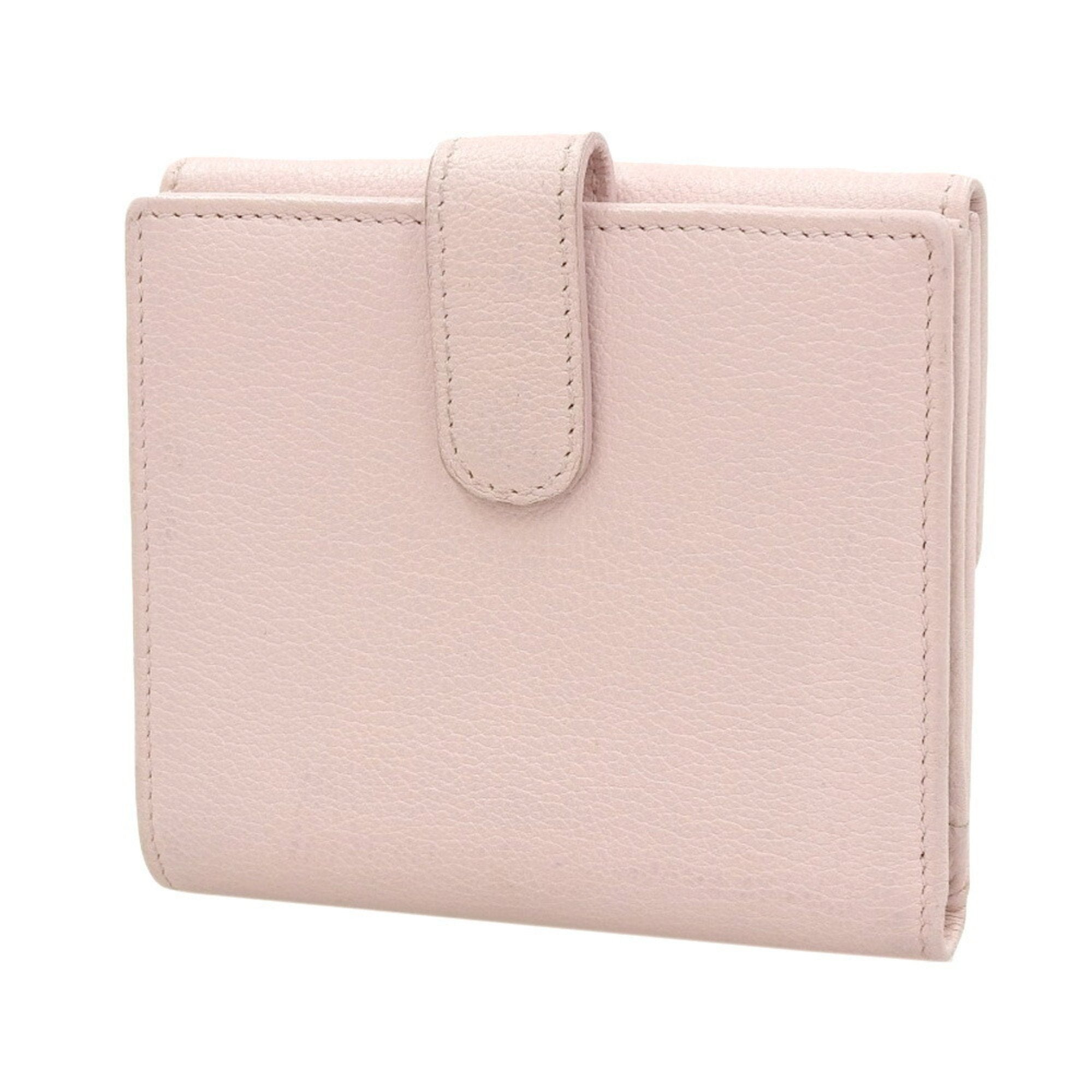 Chanel Pink Leather  wallet accessories