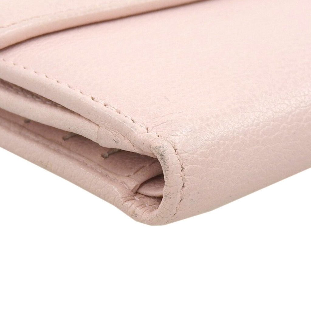 Chanel Pink Leather  wallet accessories