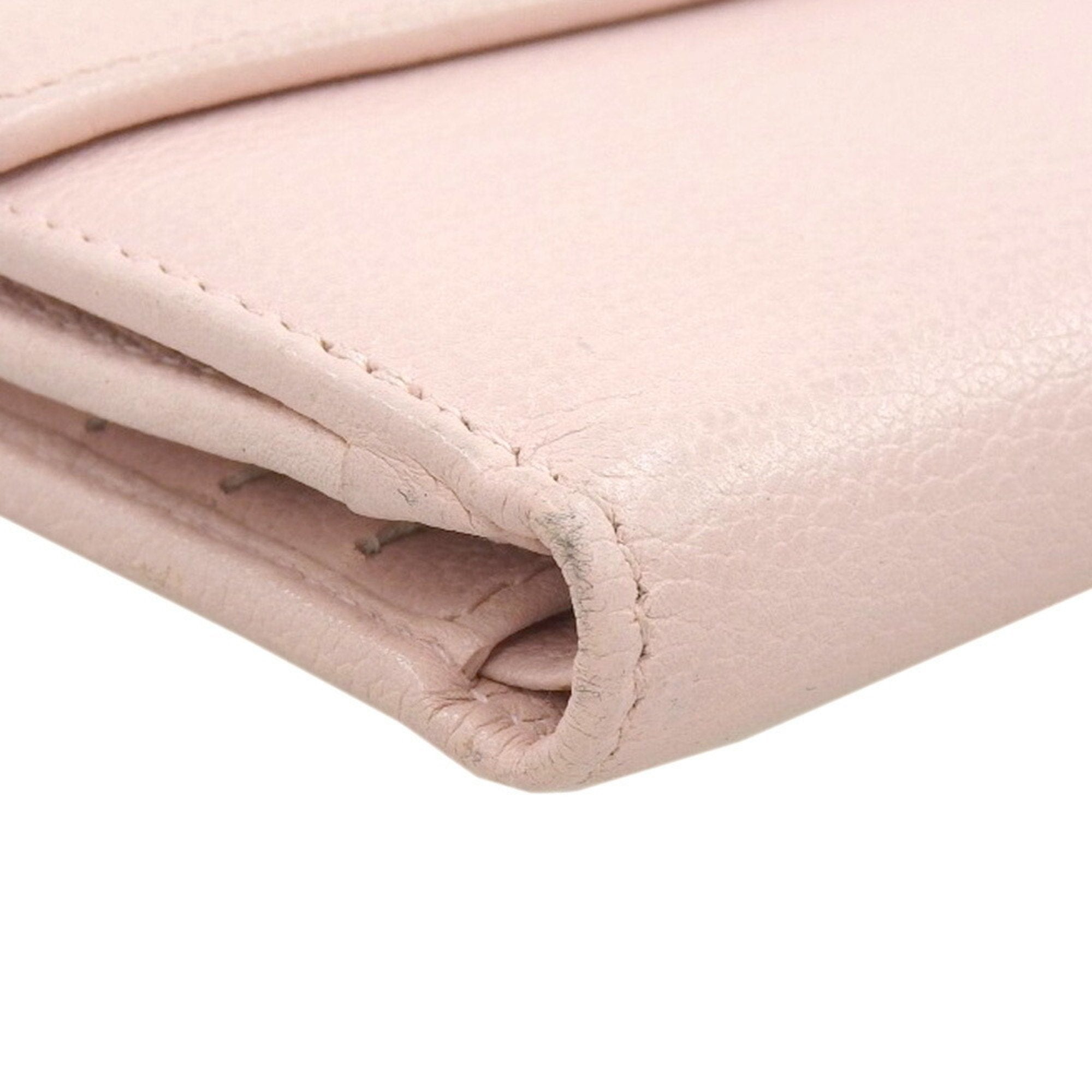 Chanel Pink Leather  wallet accessories