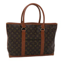 LOUIS VUITTON Monogram Sac Weekend PM Hand Bag M42425 LV Auth 45465