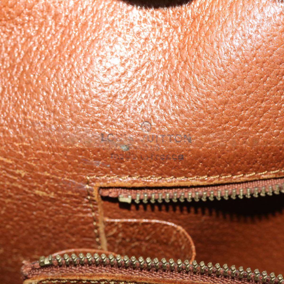LOUIS VUITTON Monogram Sac Weekend PM Hand Bag M42425 LV Auth 45465