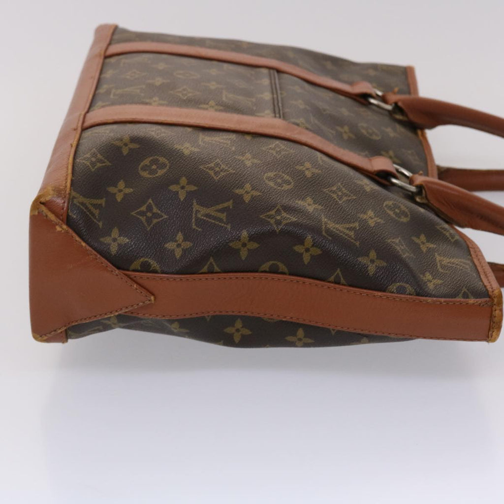 LOUIS VUITTON Monogram Sac Weekend PM Hand Bag M42425 LV Auth 45465