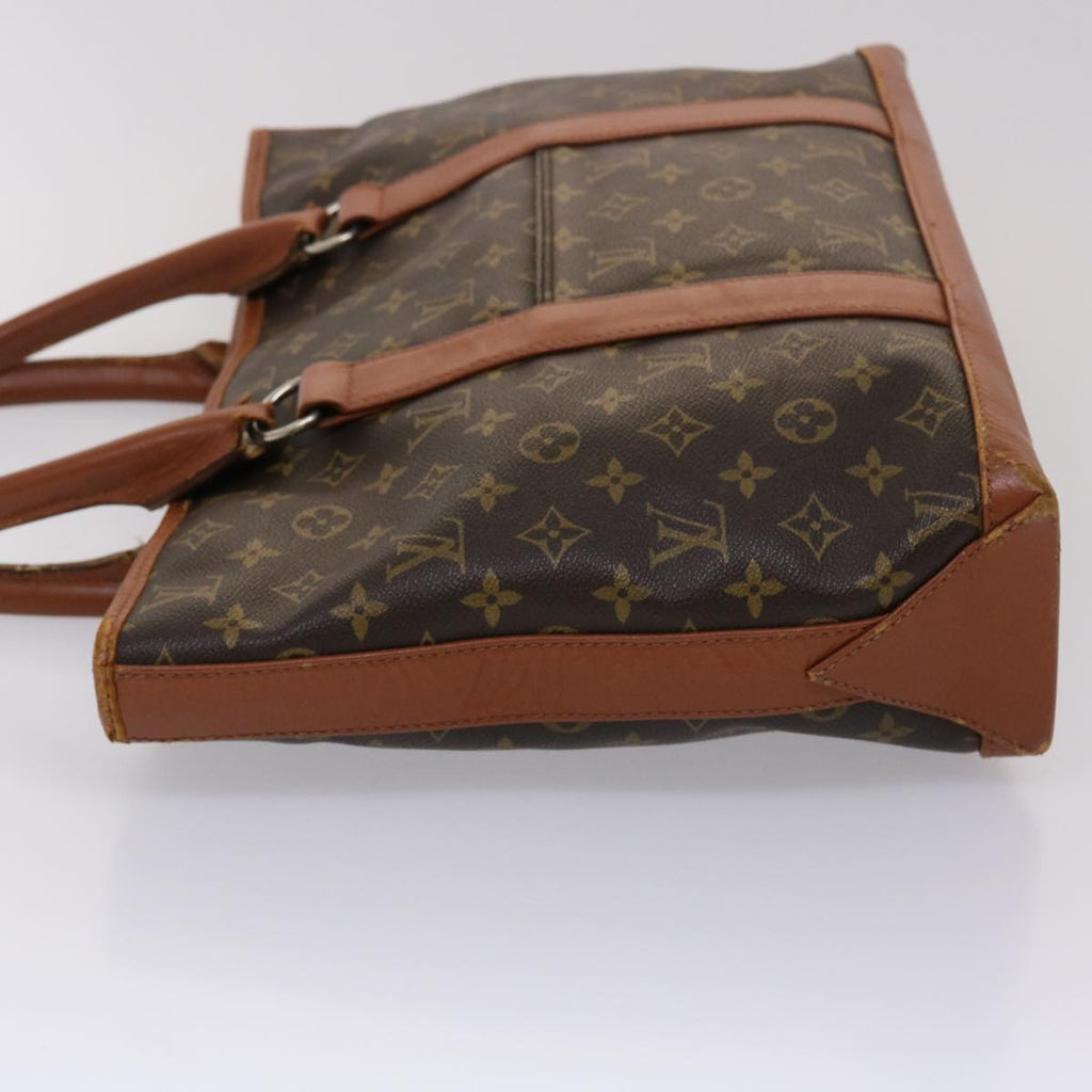 LOUIS VUITTON Monogram Sac Weekend PM Hand Bag M42425 LV Auth 45465