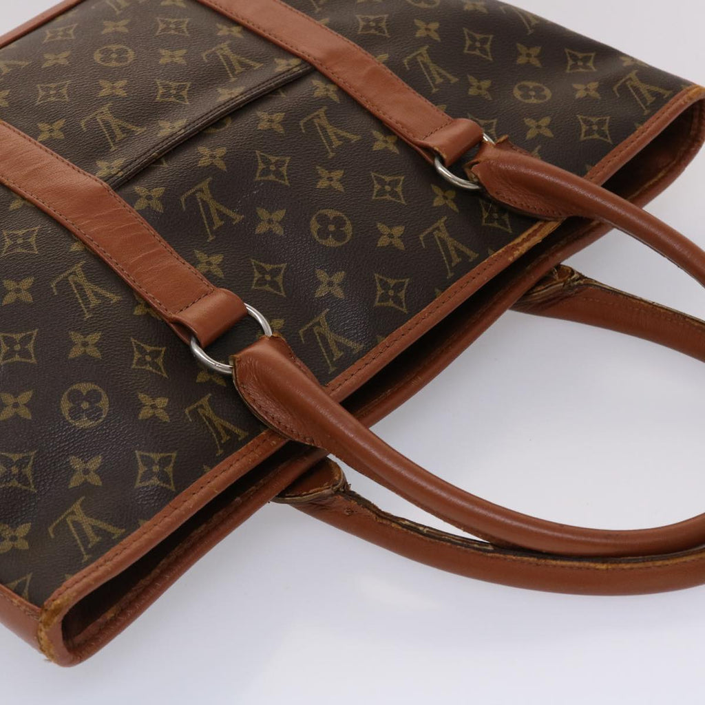 LOUIS VUITTON Monogram Sac Weekend PM Hand Bag M42425 LV Auth 45465