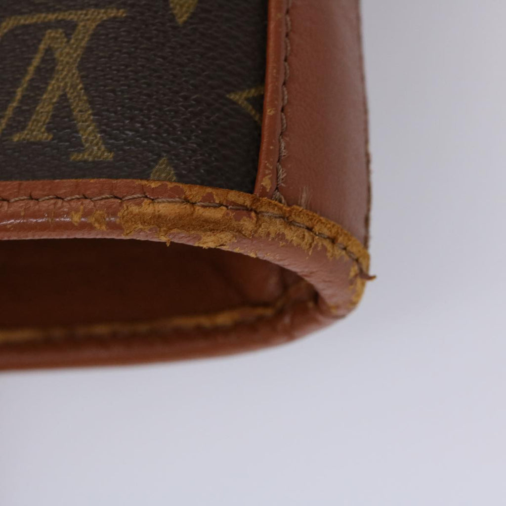 LOUIS VUITTON Monogram Sac Weekend PM Hand Bag M42425 LV Auth 45465