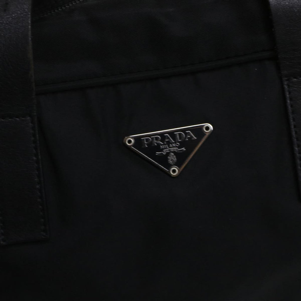 PRADA Hand Bag Nylon Black  45963
