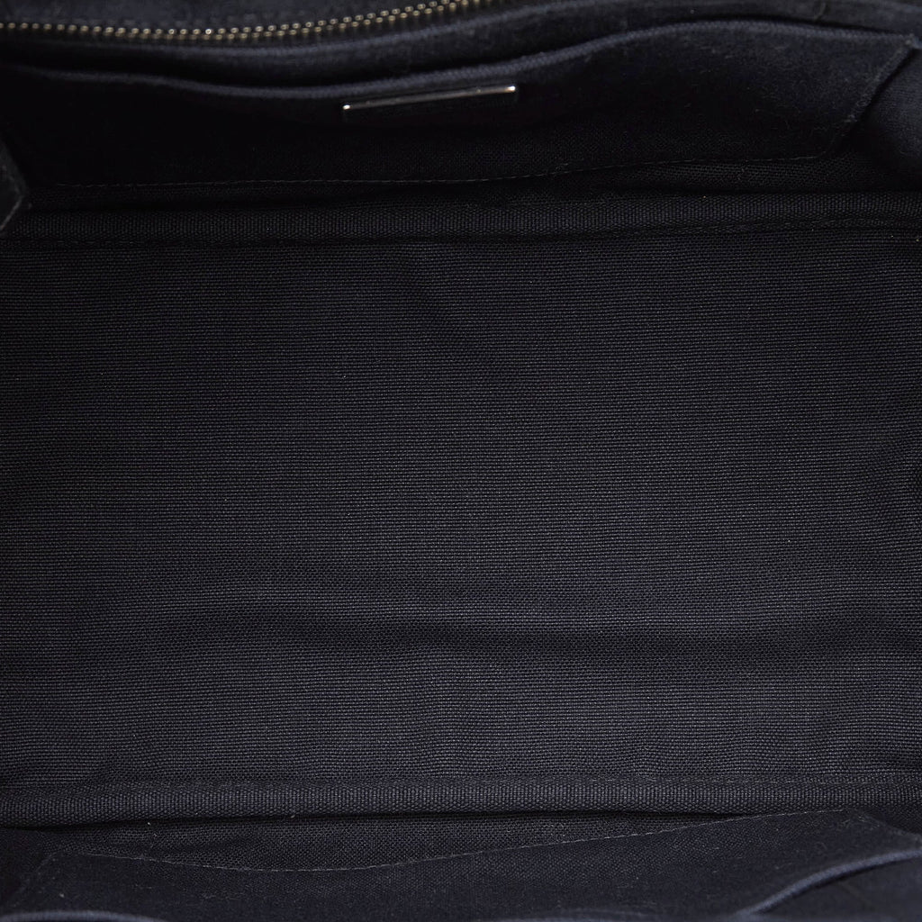 PRADA Mini Canapa Convertible Canvas and Feather Tote Satchel