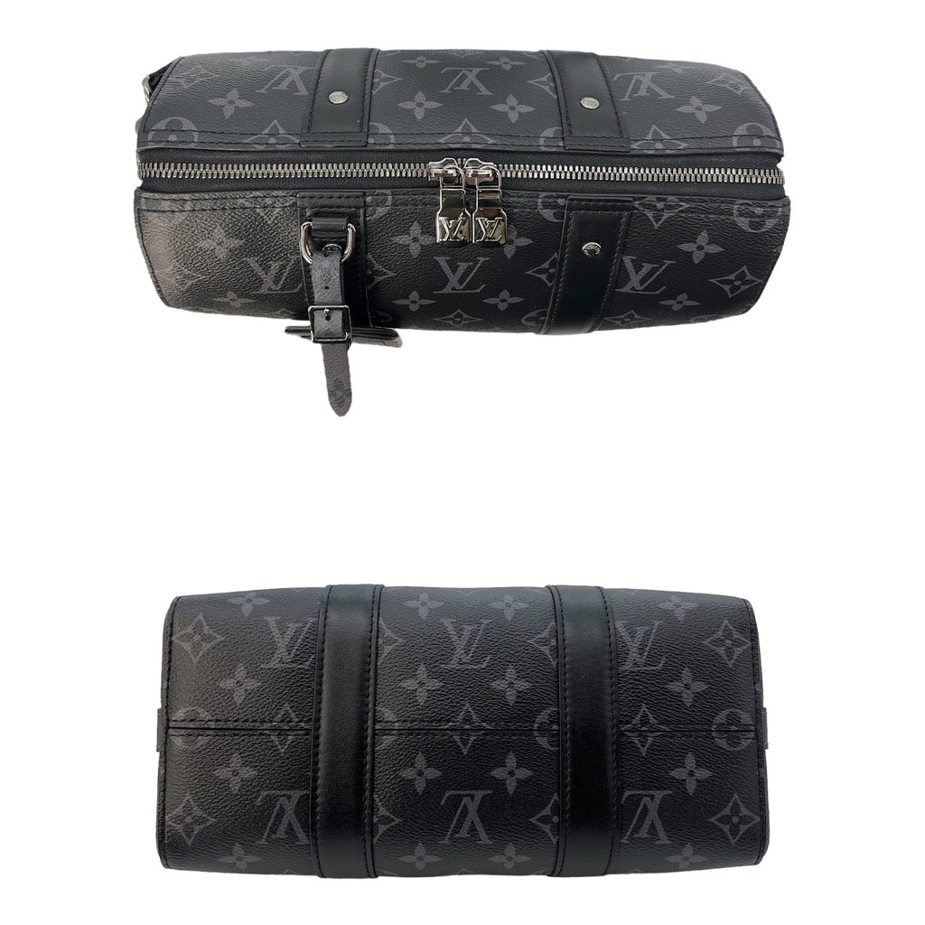 Louis Vuitton Monogram Eclipse Reverse Canvas City Keepall Bag