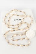 Collier de perles nacr��es Chanel 1990s