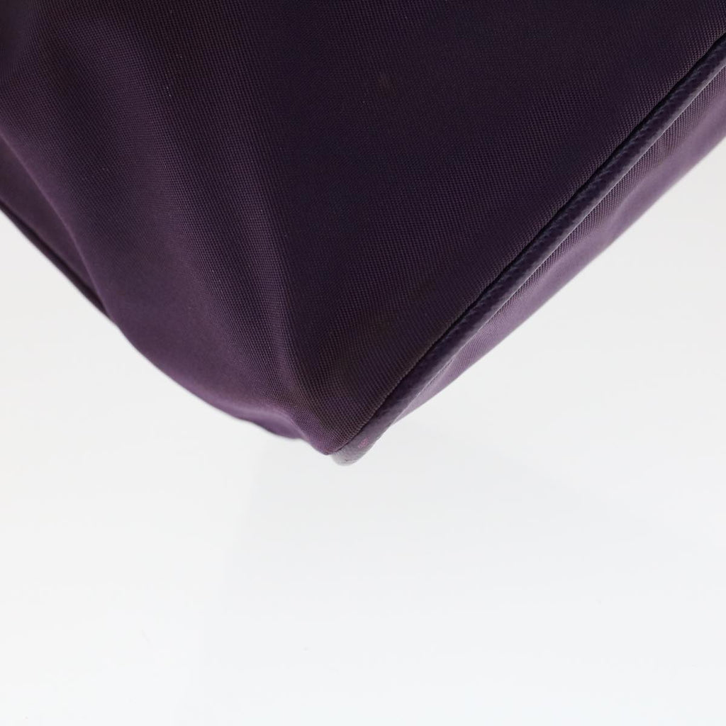 PRADA Accessory Pouch Nylon Purple  46139