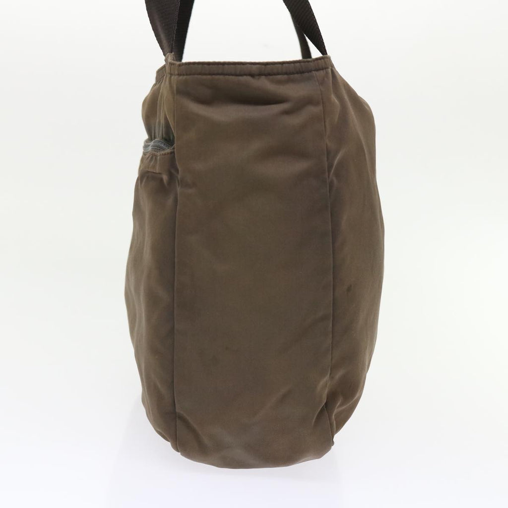 PRADA Tote Bag Nylon Khaki  46166