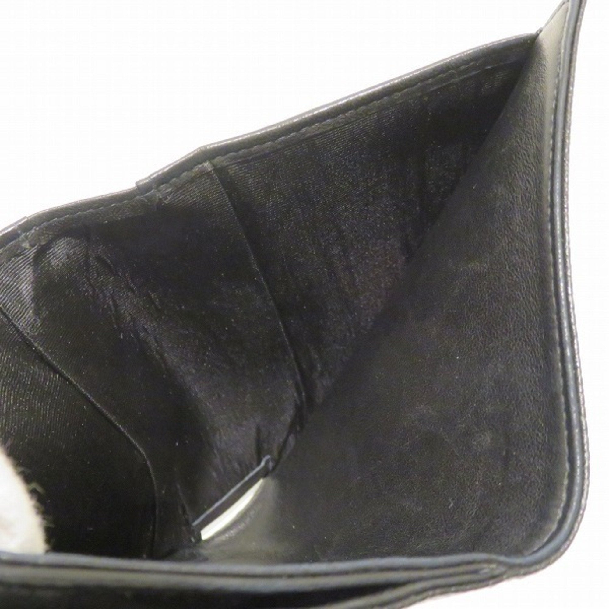 Chanel Black Leather  wallet accessories