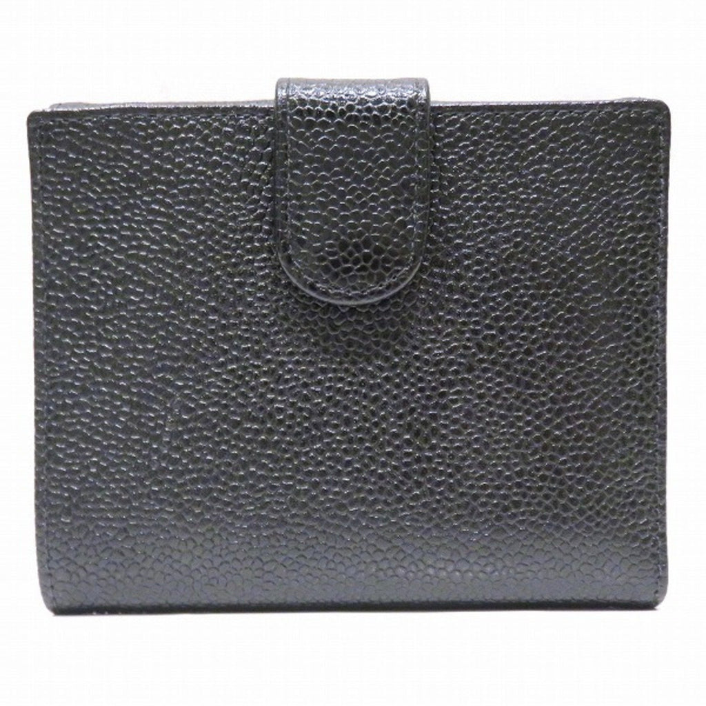 Chanel Black Leather  wallet accessories