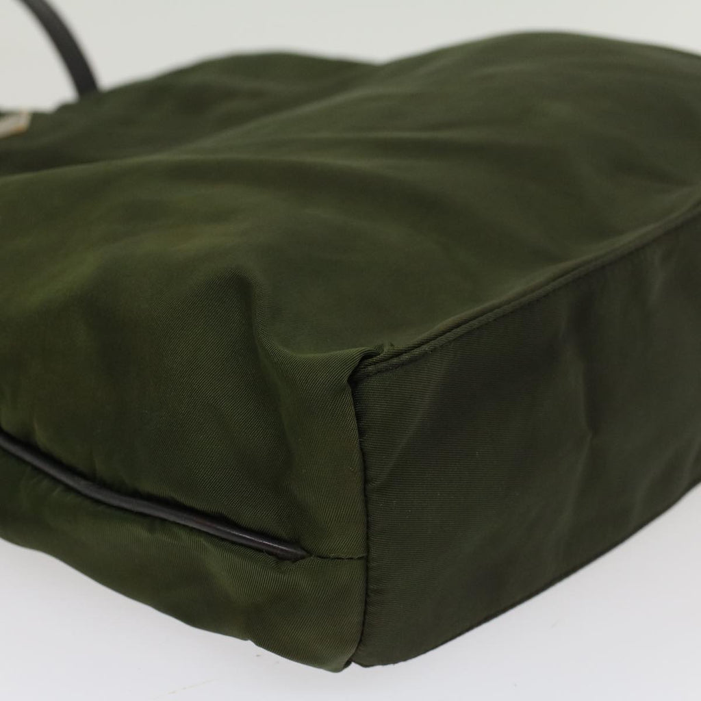 PRADA Hand Bag Nylon Khaki  47526