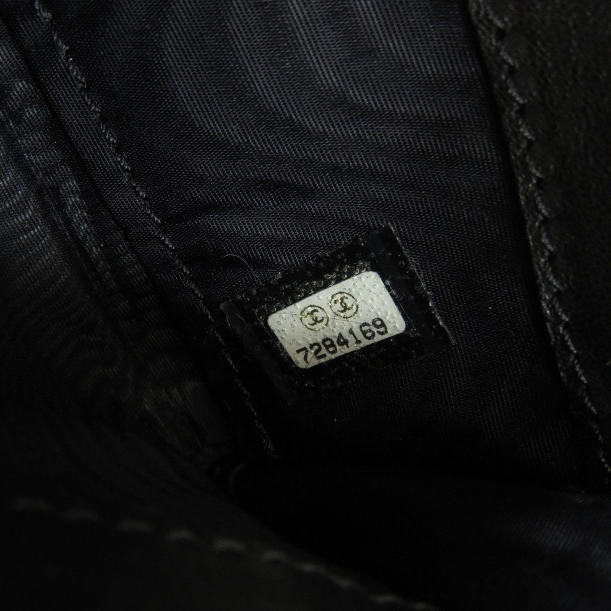Chanel Black Calfskin Chocolate bar wallet accessories