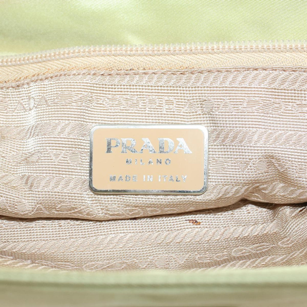 PRADA Tote Bag Nylon Beige  48194