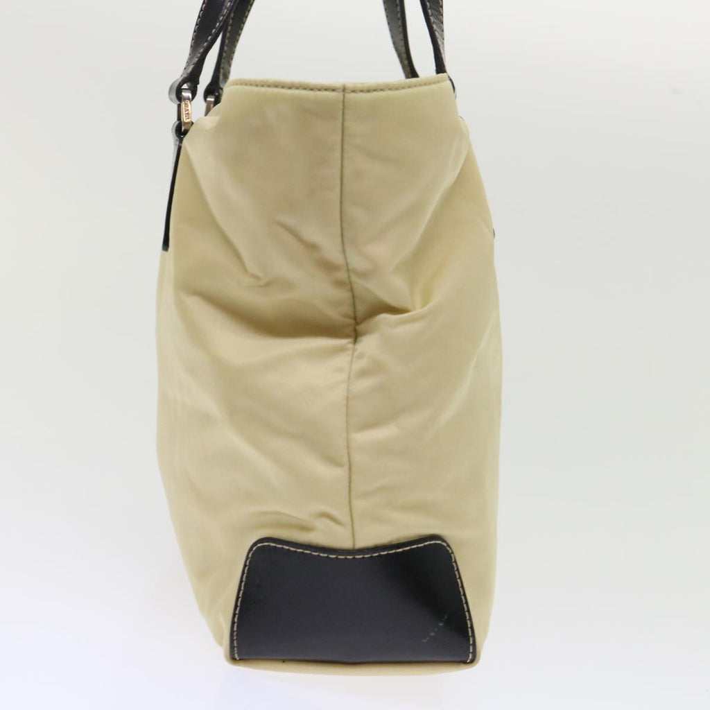 PRADA Tote Bag Nylon Cream  48454