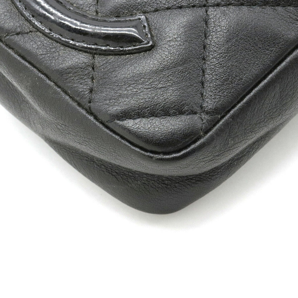 Chanel Black Leather  wallet accessories