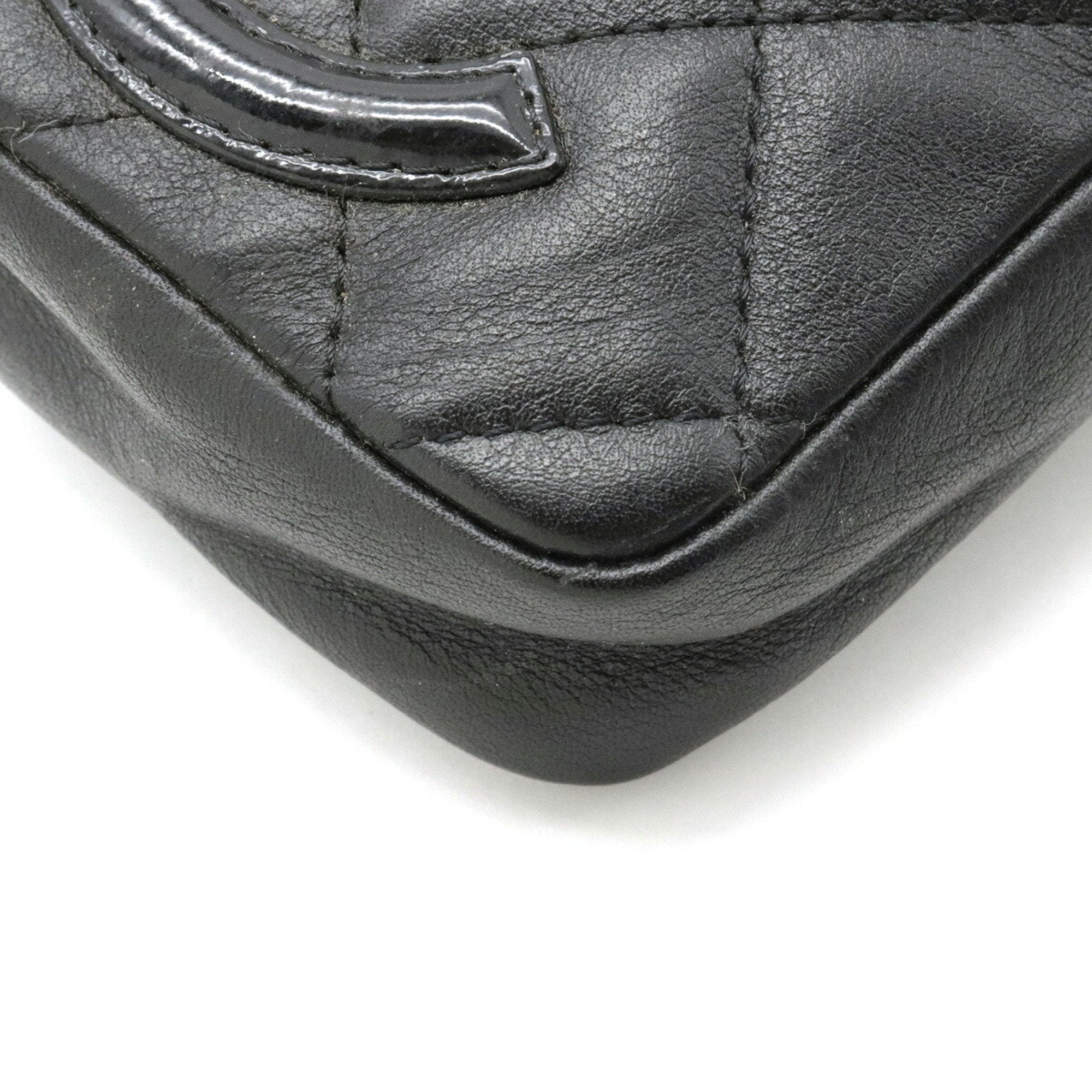 Chanel Black Leather  wallet accessories