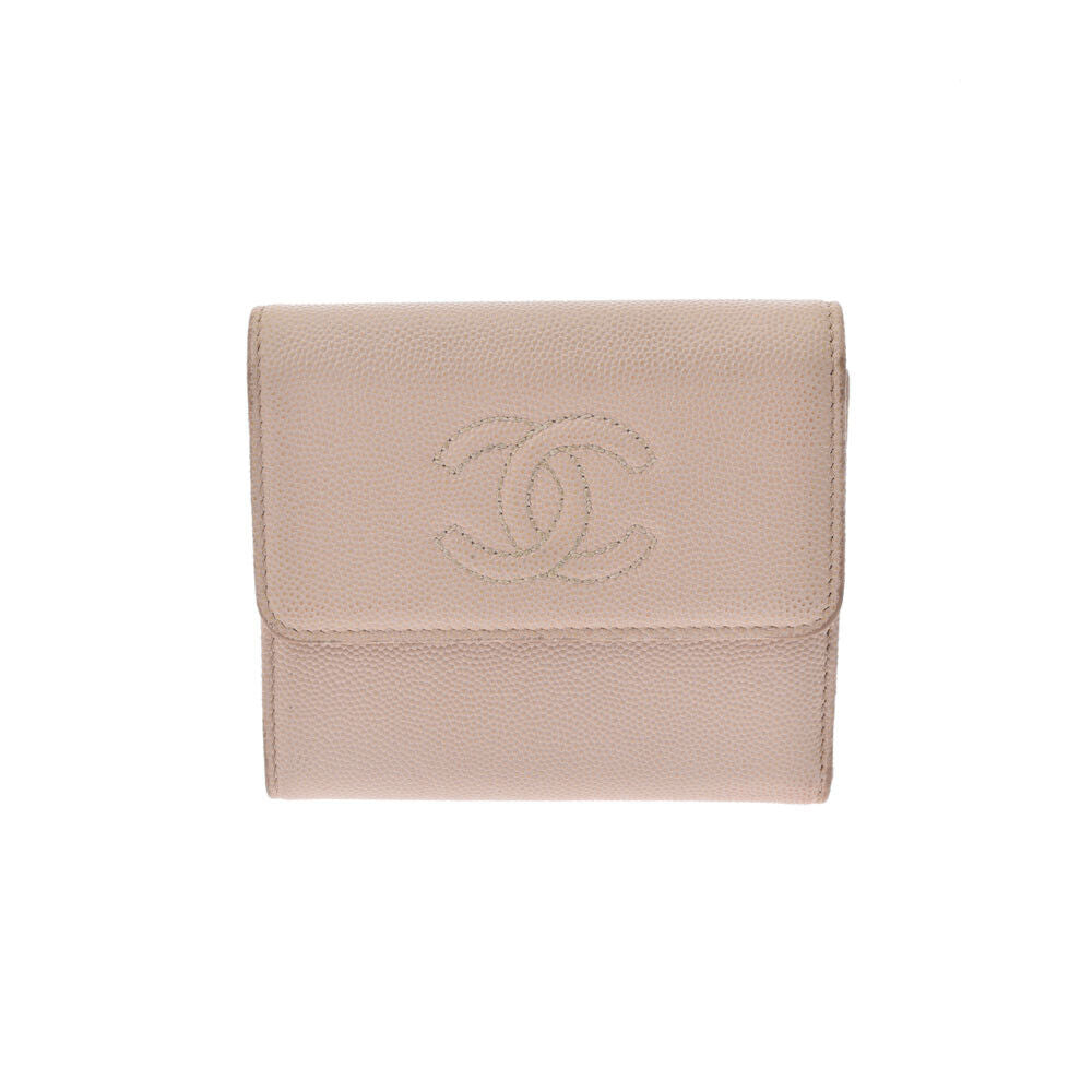 Chanel Beige Leather - wallet accessories
