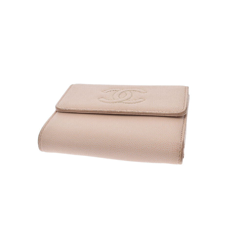 Chanel Beige Leather - wallet accessories
