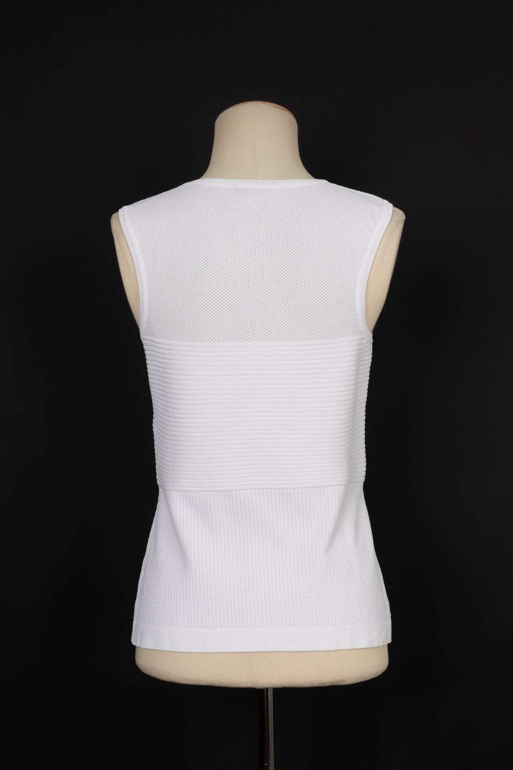 Haut en coton blanc Chanel