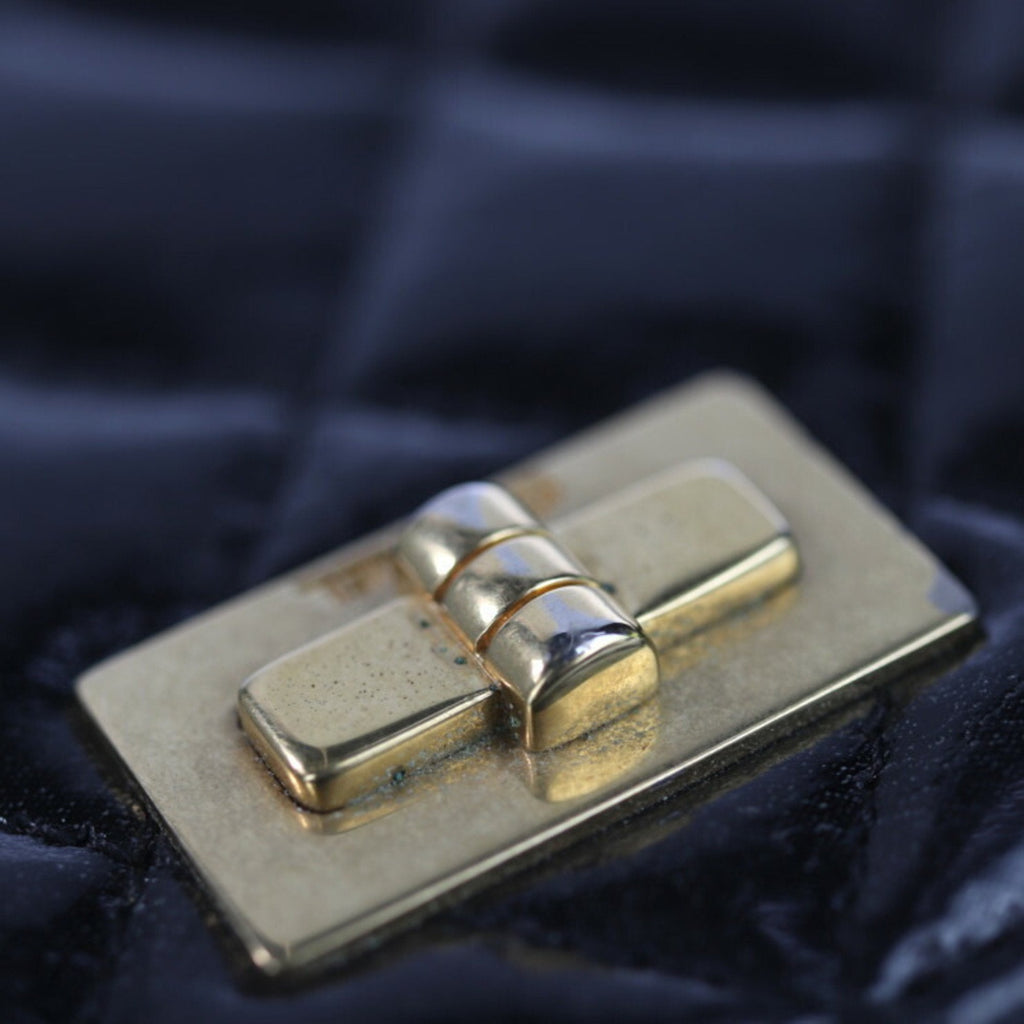 Chanel Black Leather 2.55 wallet accessories