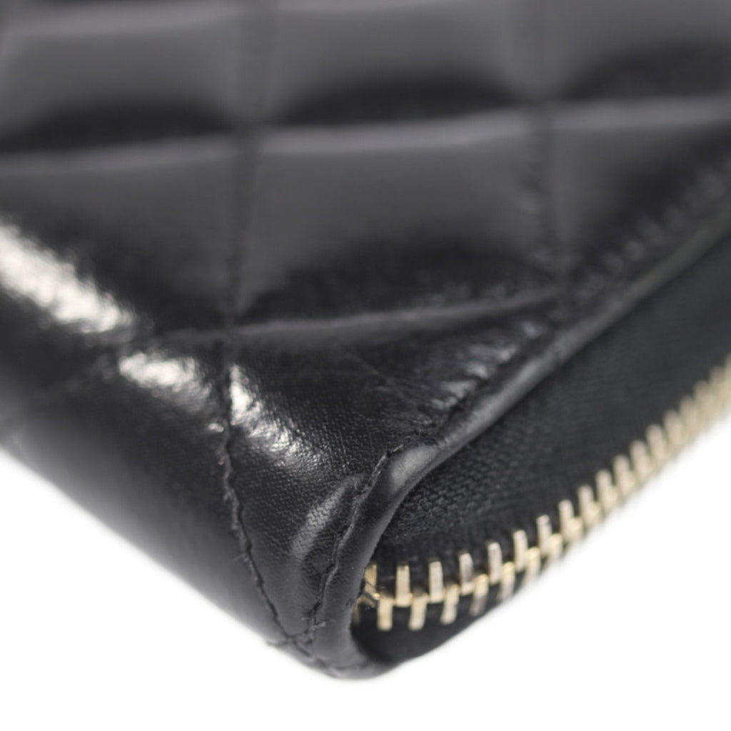 Chanel Black Leather 2.55 wallet accessories