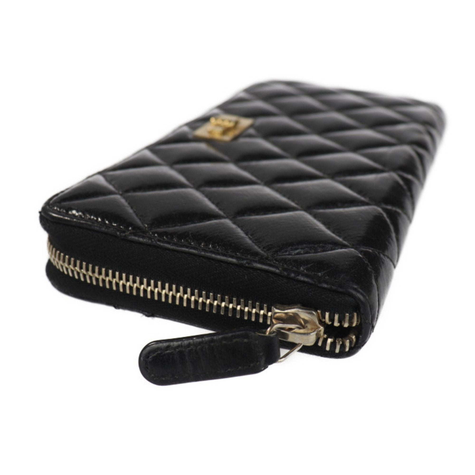 Chanel Black Leather 2.55 wallet accessories