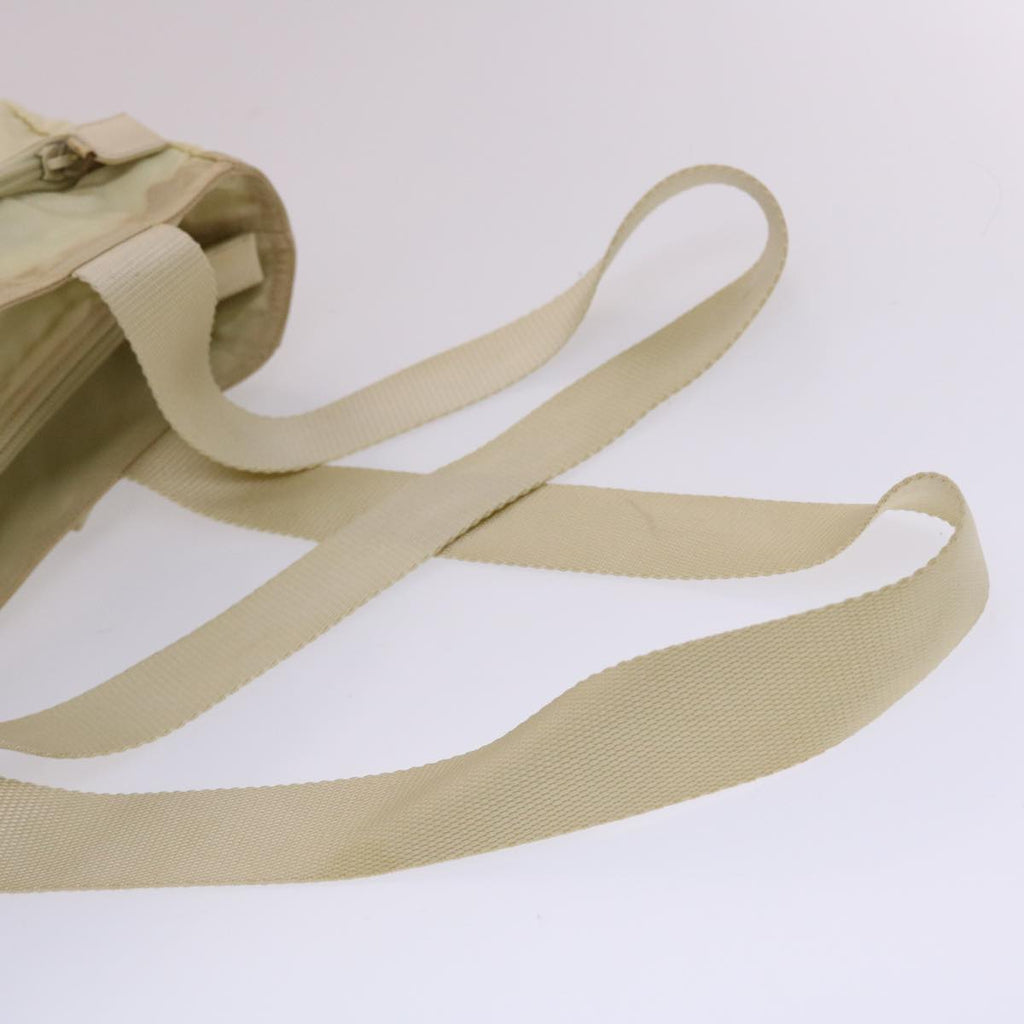 PRADA Shoulder Bag Nylon Beige Cream  49303
