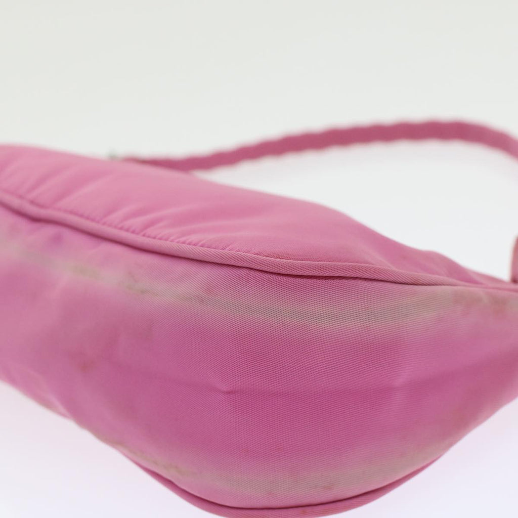PRADA Accessory Pouch Nylon Pink  49322