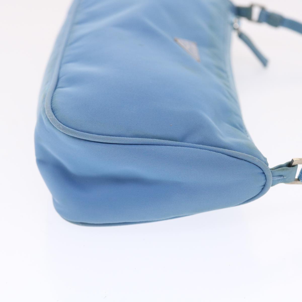 PRADA Accessory Pouch Nylon Light Blue  49774