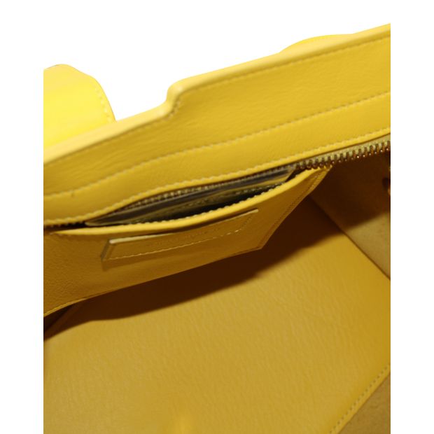 SAINT LAURENT Yellow Y Cabas Bag
