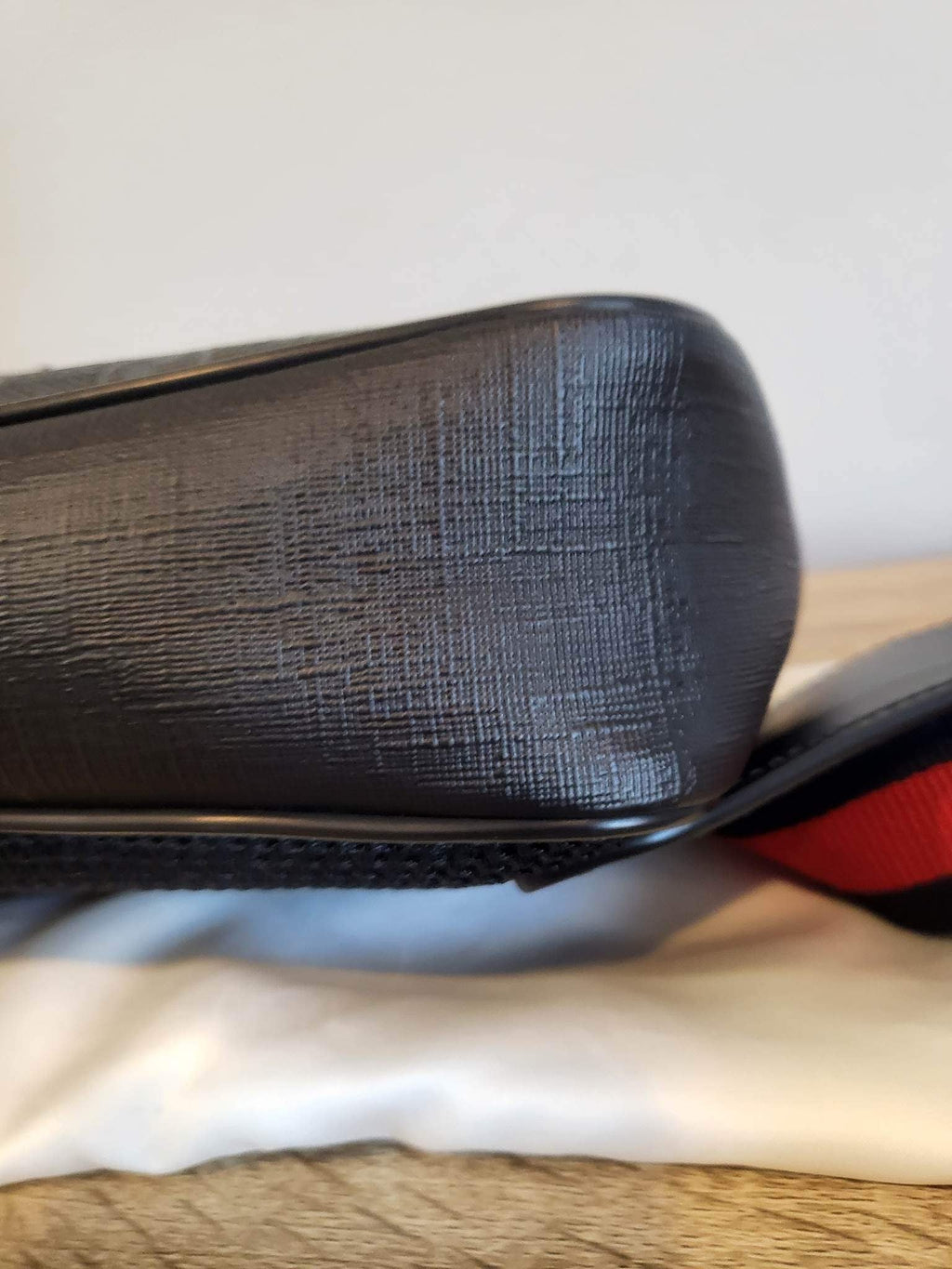 Authentic GG Black Belt Bag Gucci
