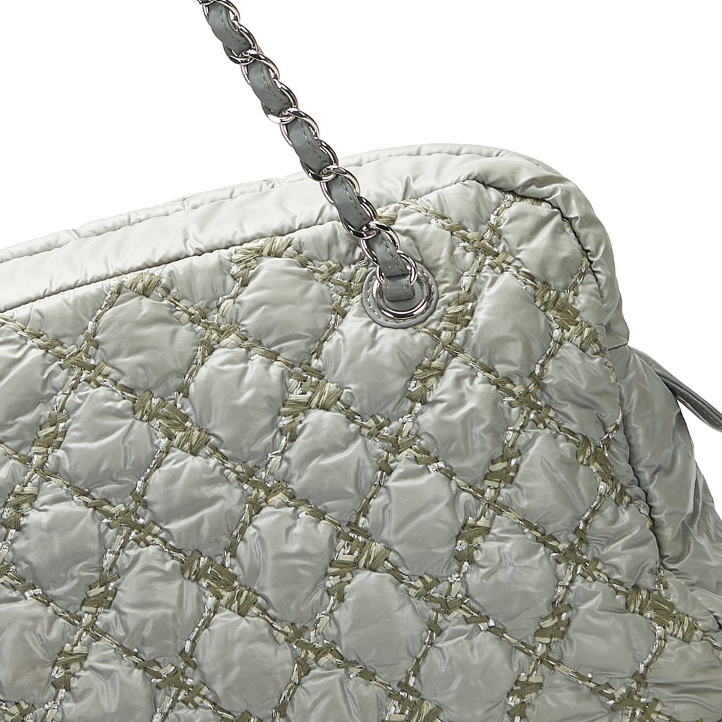 Chanel Paris-Byzance Tweed On Stitch Shoulder Bag