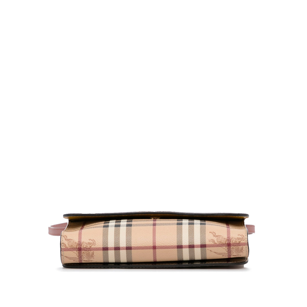 Burberry Loxley Brown Haymarket Canvas