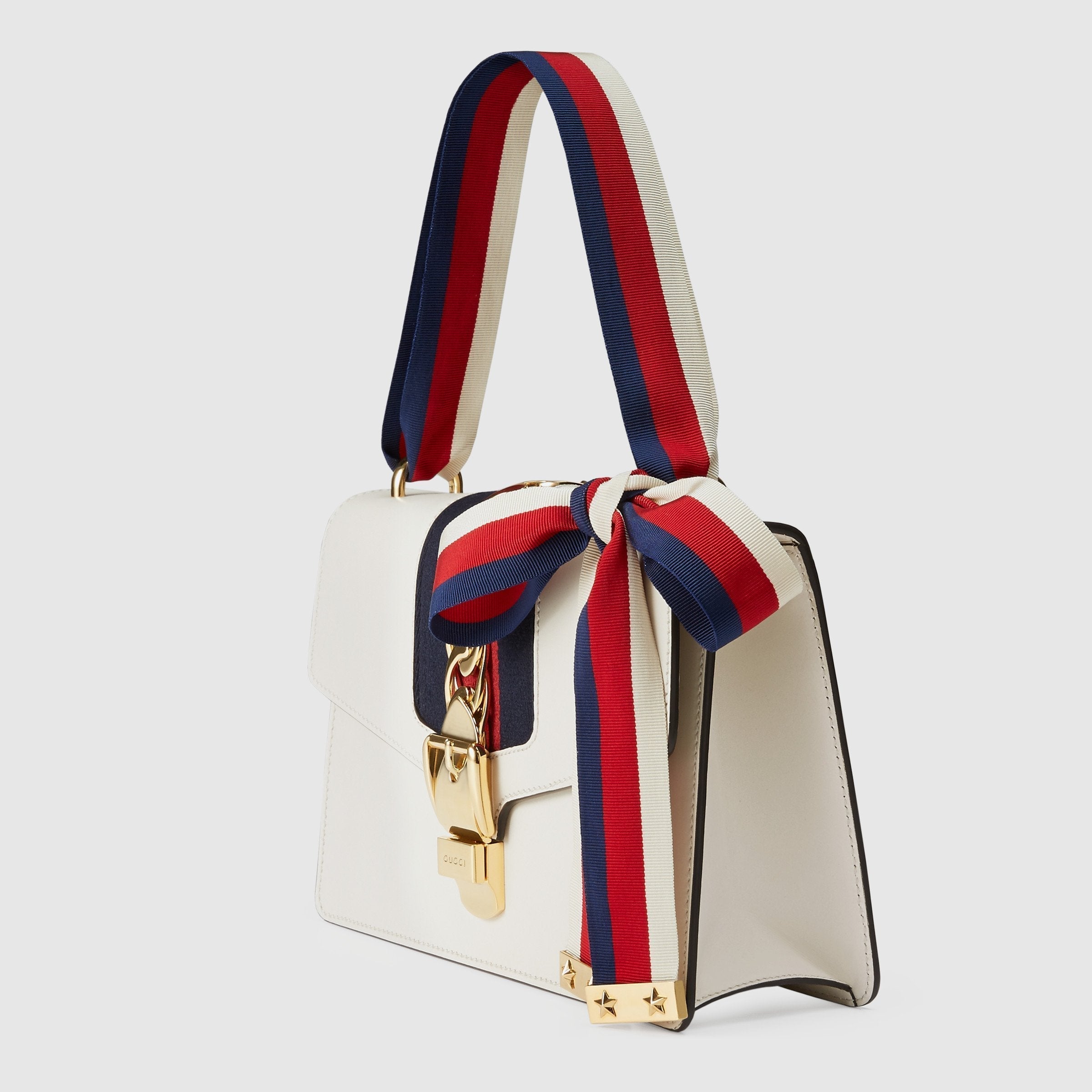 Gucci Sylvie Small Shoulder Bag Off-White