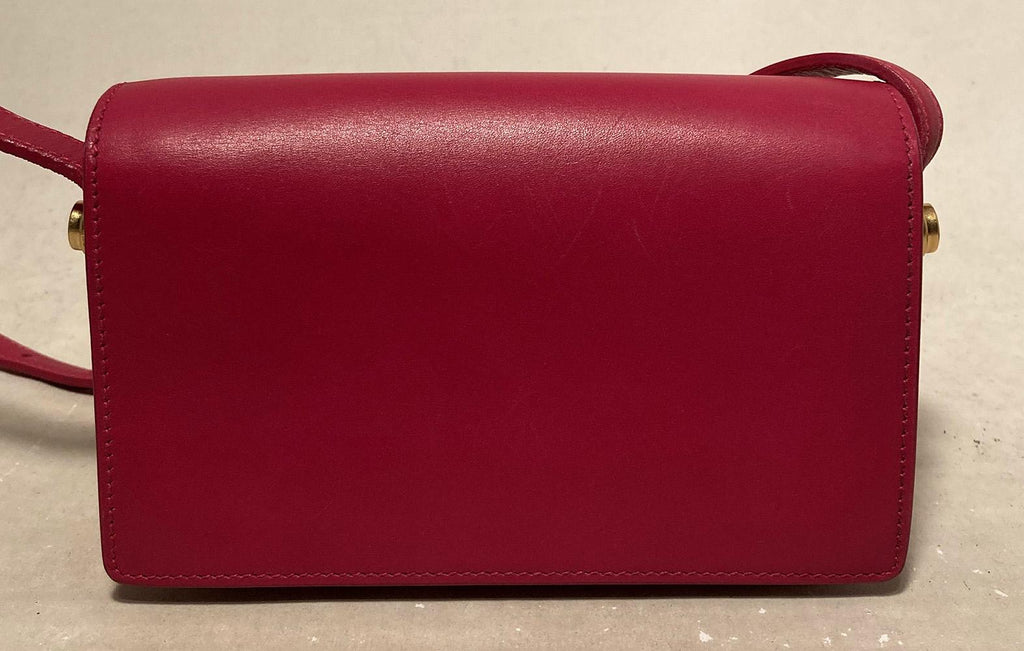 YVES SAINT LAURENT Pink Leather Small Lulu Bag