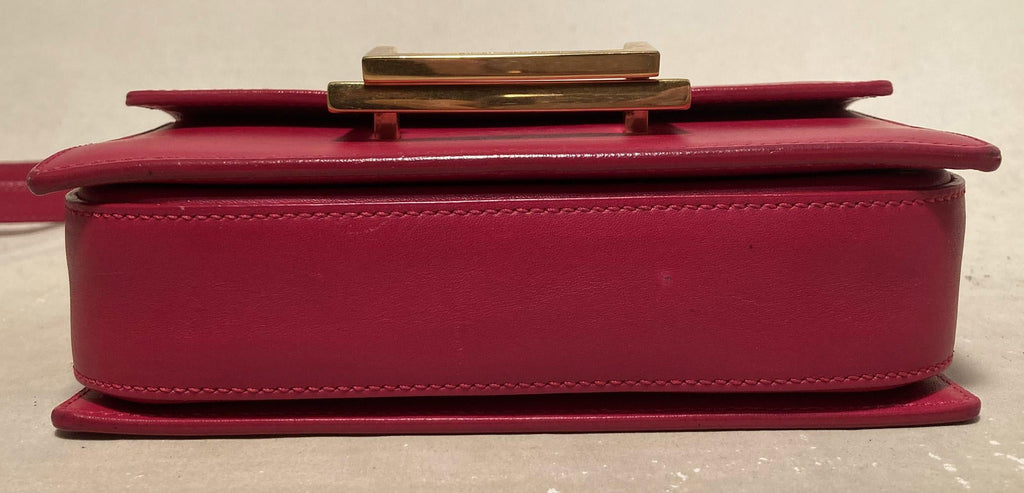 YVES SAINT LAURENT Pink Leather Small Lulu Bag