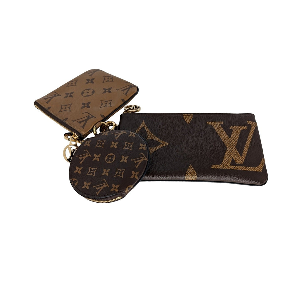 Louis Vuitton Monogram Canvas Trio Pouches
