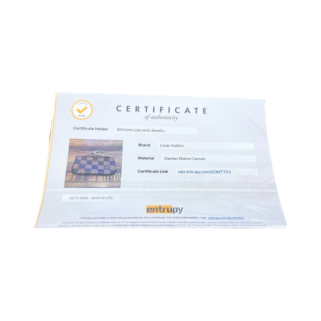 Louis Vuitton Damier Ebene Key Pouch
