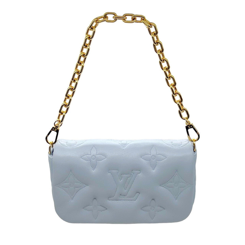 Louis Vuitton Blue Glacier Wallet on Strap Bubblegram