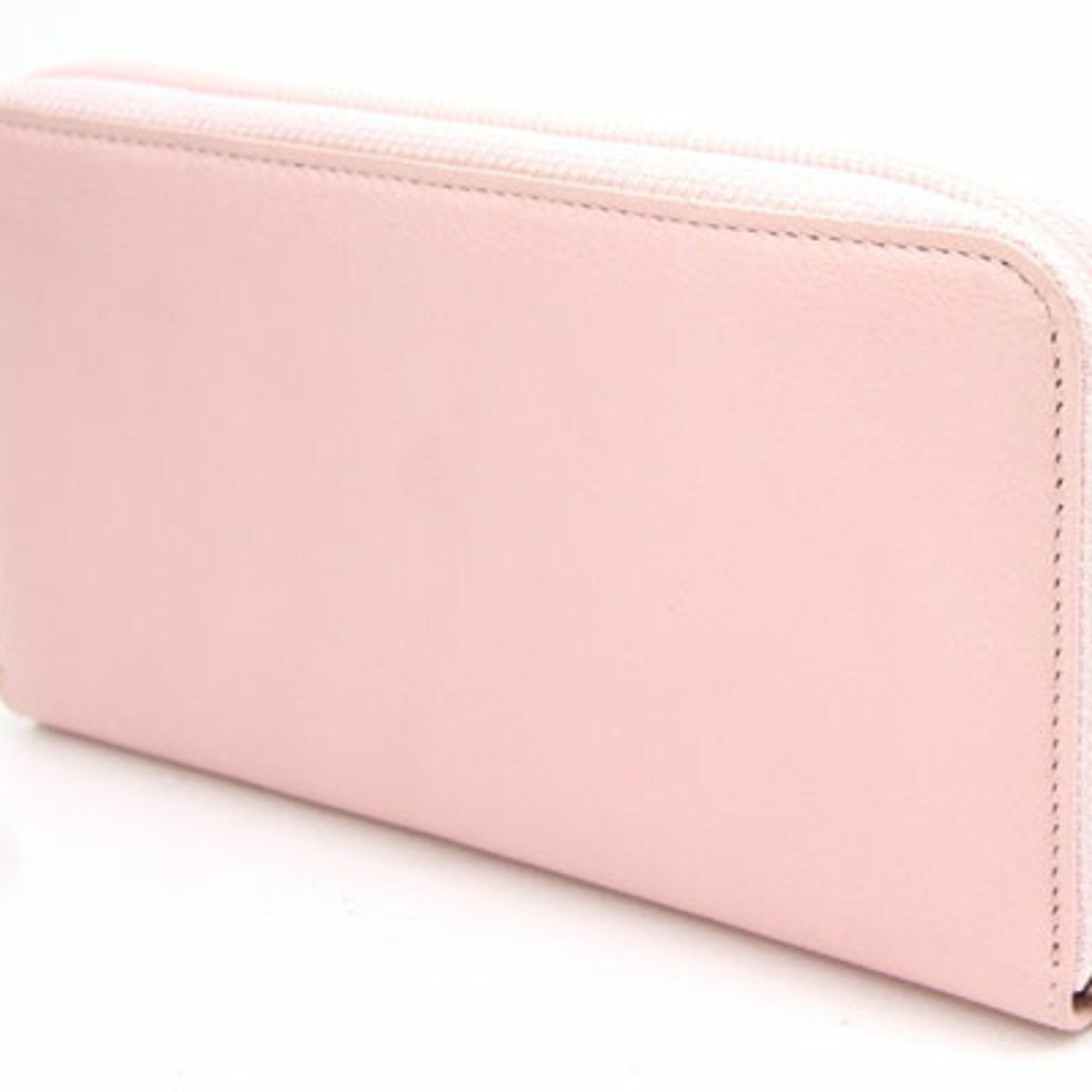 Chanel Pink Leather Camellia wallet accessories