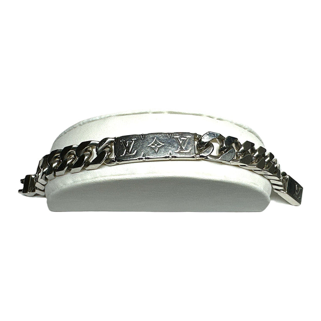 Louis Vuitton Monogram Palladium Finish Cuban Link Bracelet M00270 - DI1210