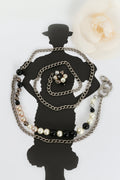 Ceinture argentée Chanel Printemps 2004