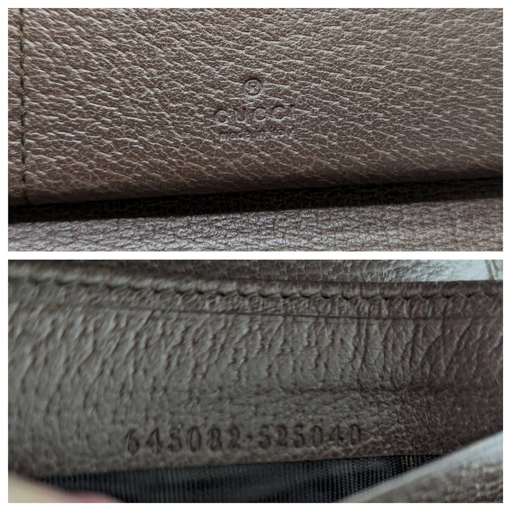 Gucci Web GG Supreme Ophidia Wallet Crossbody