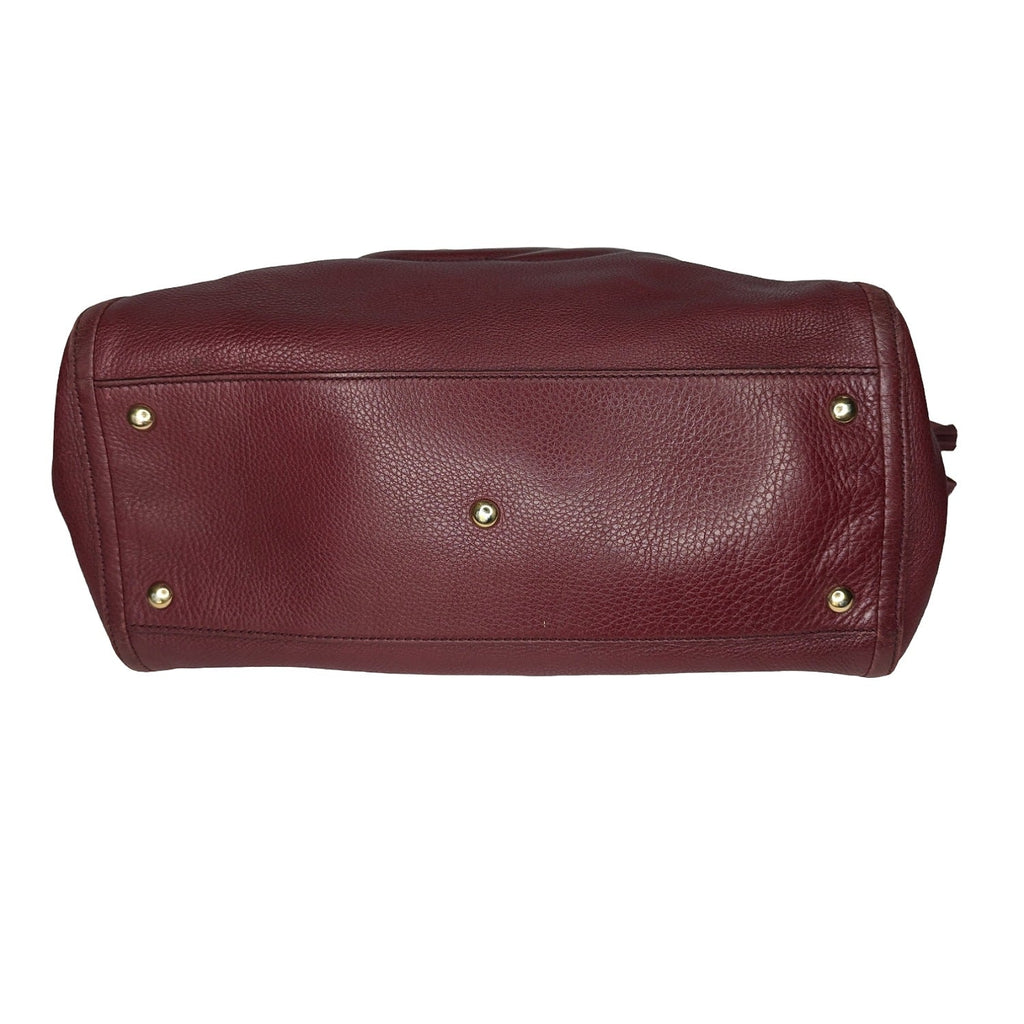Gucci Pebbled Leather Soho Medium Shoulder Bag