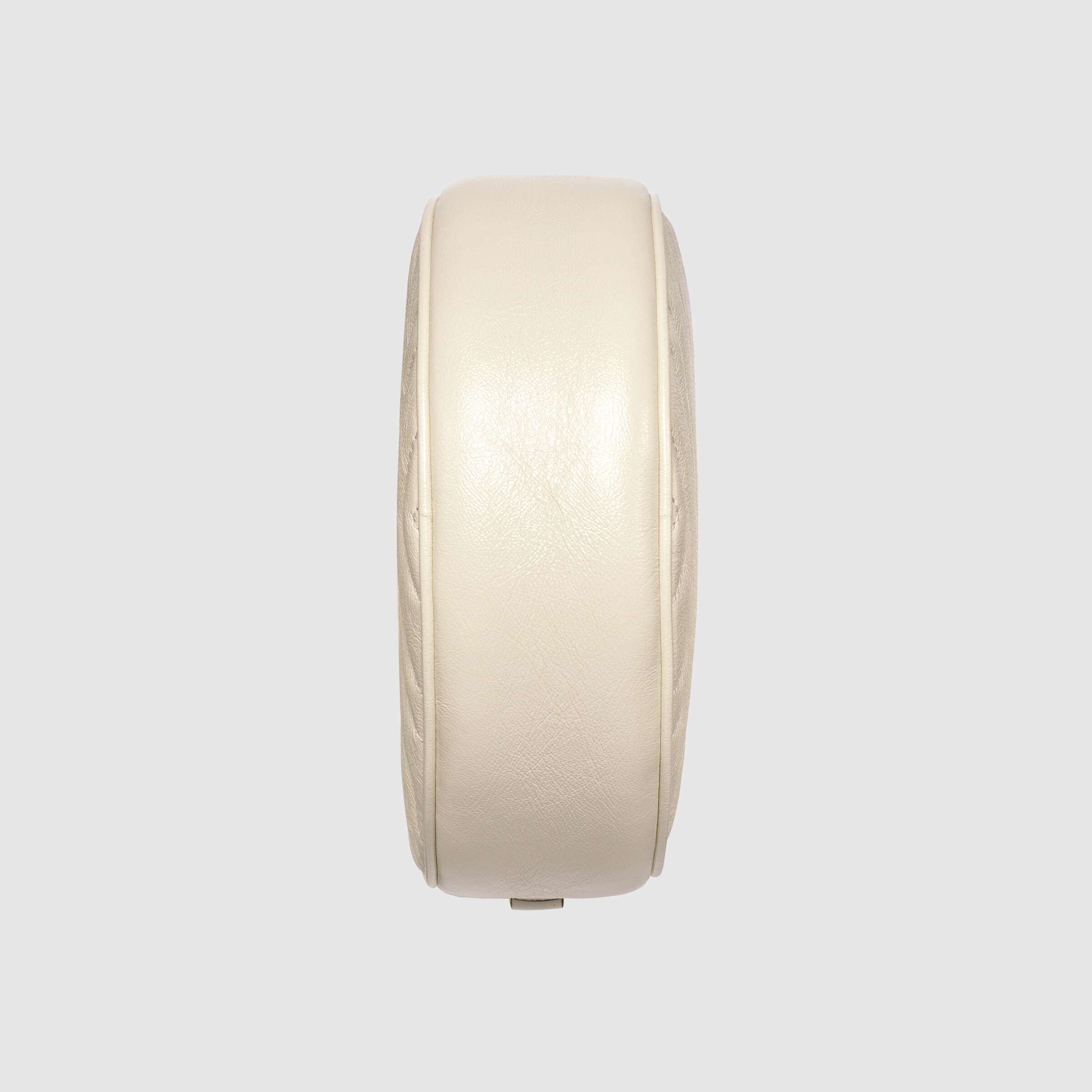 Gucci GG Marmont Mini Round Shoulder Bag White