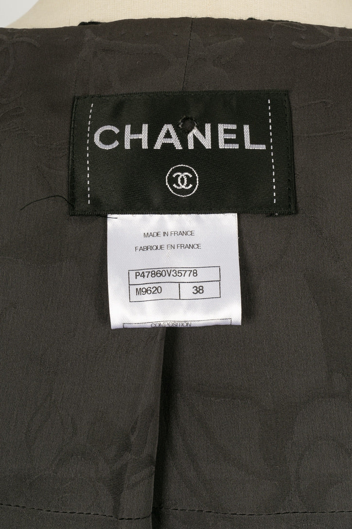 Veste argent��e Chanel